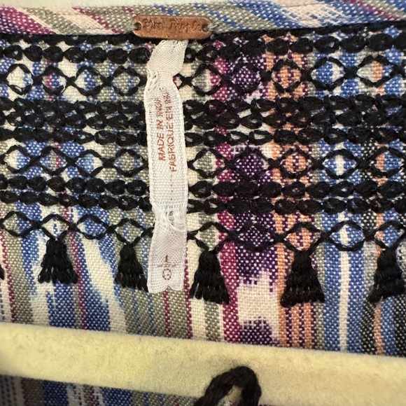 FREE PEOPLE EMBROIDERED BATIK SHIRT/ JACKET - Picture 7 of 10